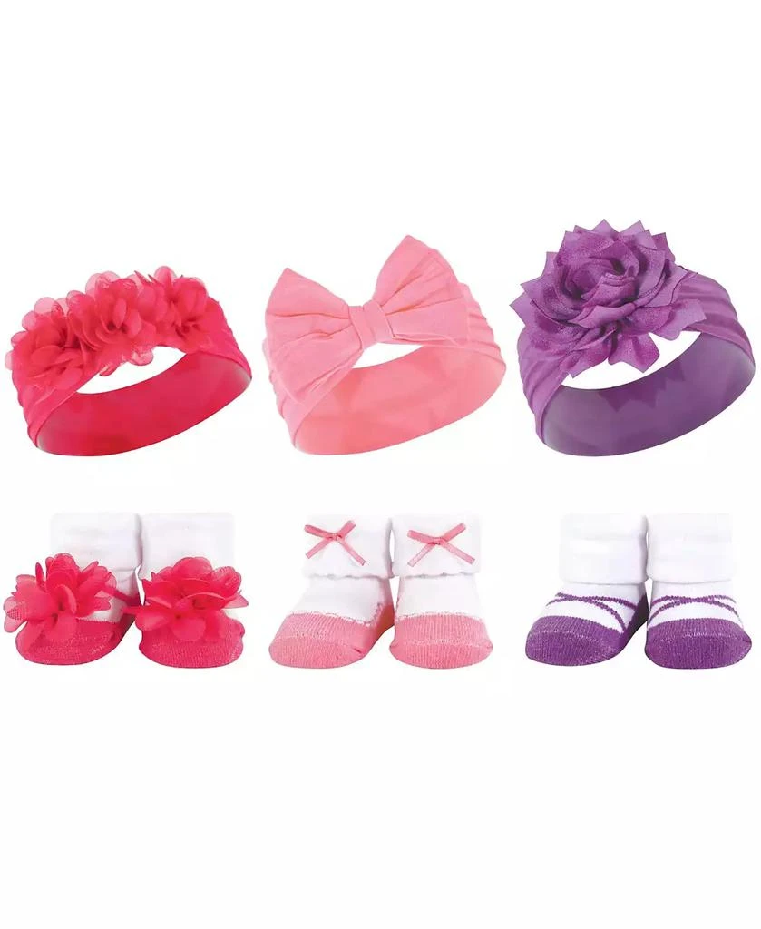 Hudson Charming Coordinated Set Headband 
Socks