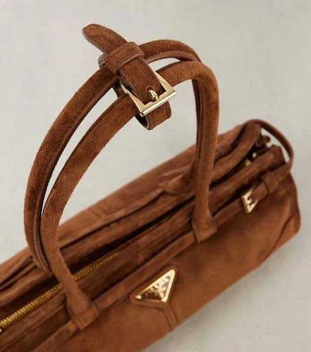 Prada Prada Bonnie Medium suede shoulder bag 6