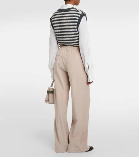 Brunello Cucinelli Cotton corduroy wide-leg pants 3