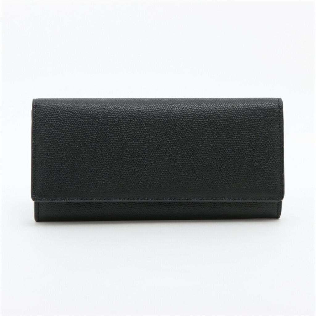 VALEXTRA Leather Long Wallet (Bi-Fold) (Pre-Owned)
