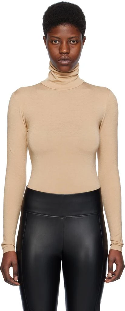 Wolford Tan Colorado String Bodysuit 1