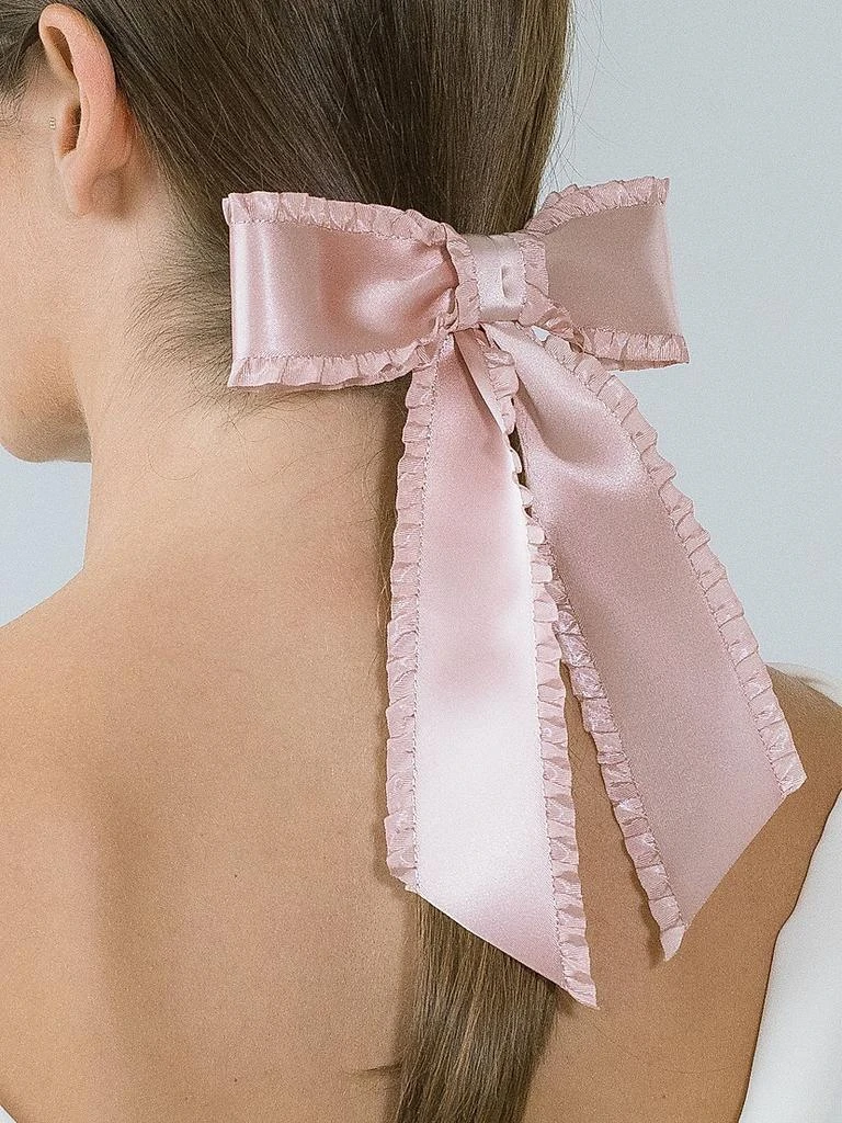 Jennifer Behr Harper Bow Silk Barrette 3