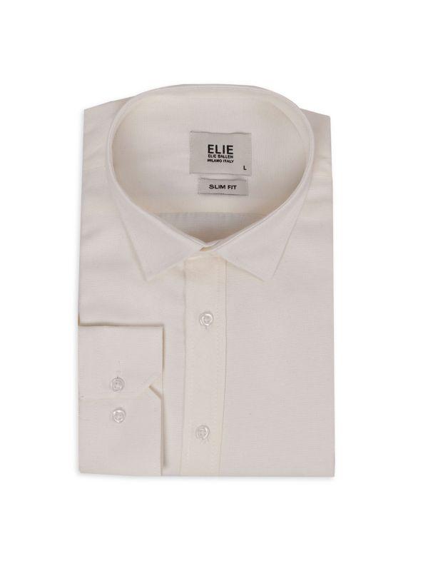 Elie Balleh Slim Fit Check Dress Shirt