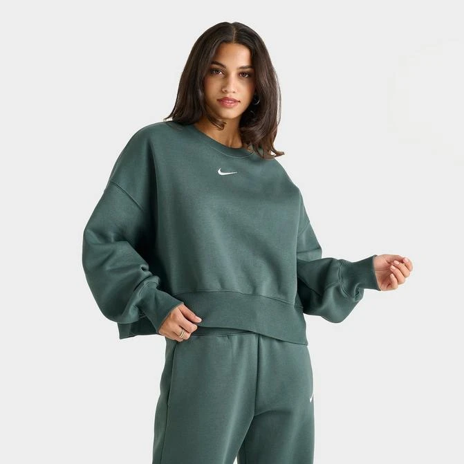 NIKE Women's Nike Sportswear Phoenix Fleece Oversized Crewneck Sweatshirt 1