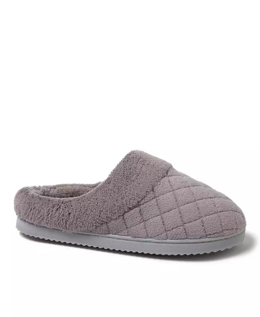 Dear Foams Women's Libby Quilted Terry Clog Slippers