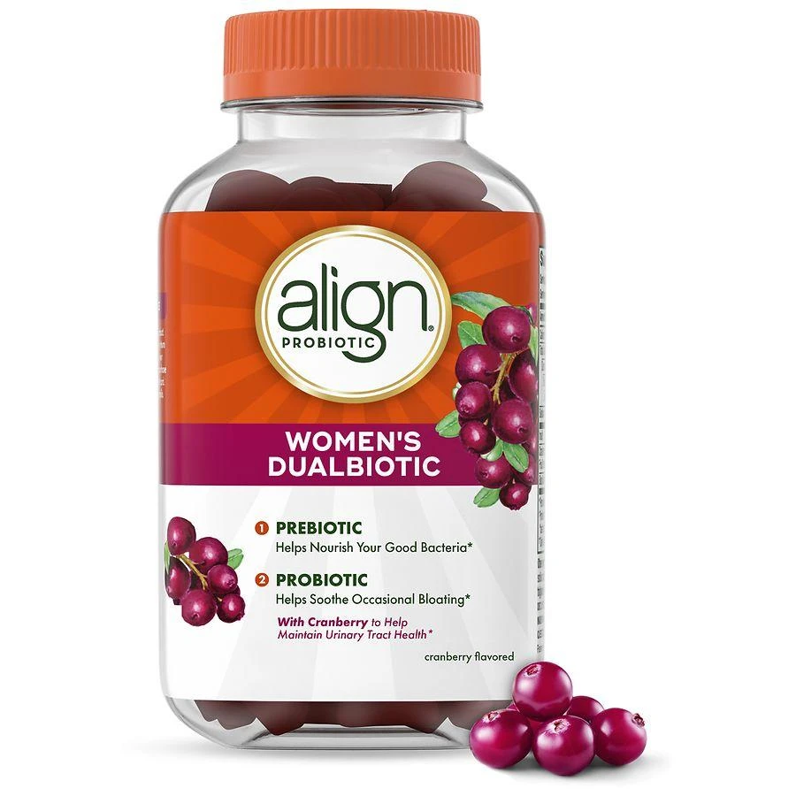 Align Prebiotic + Probiotic for Feminine Health Cranberry 1