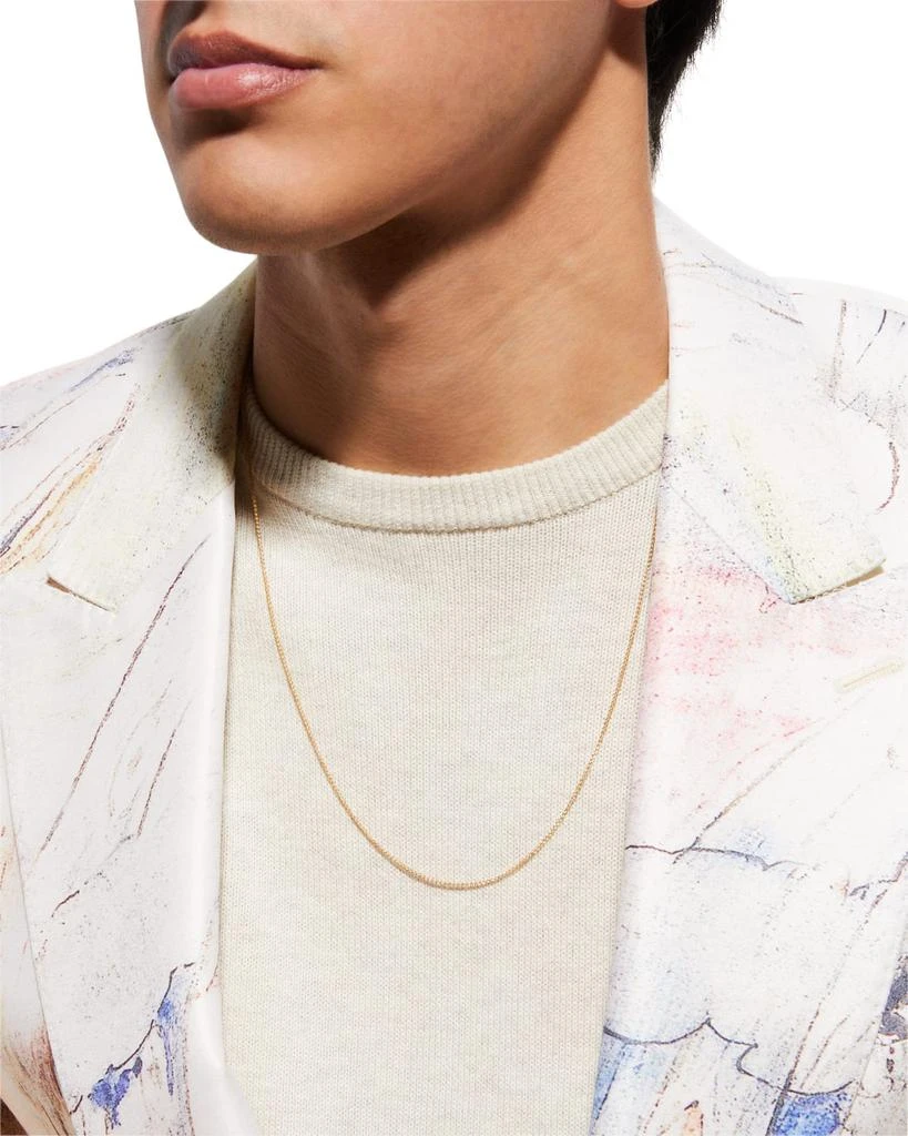 Marco Dal Maso Men
s Yellow Gold Xok Wave Necklace 2