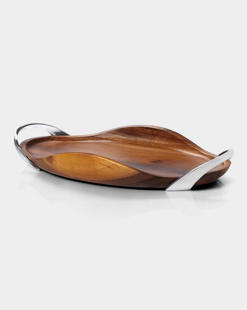 Nambe Bella Wood Tray 1