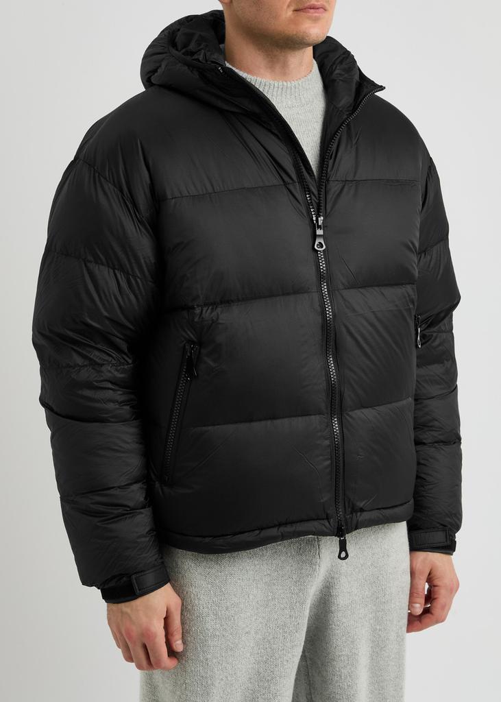 Shop Translucent Bubble quilted ripstop nylon jacket on Sale