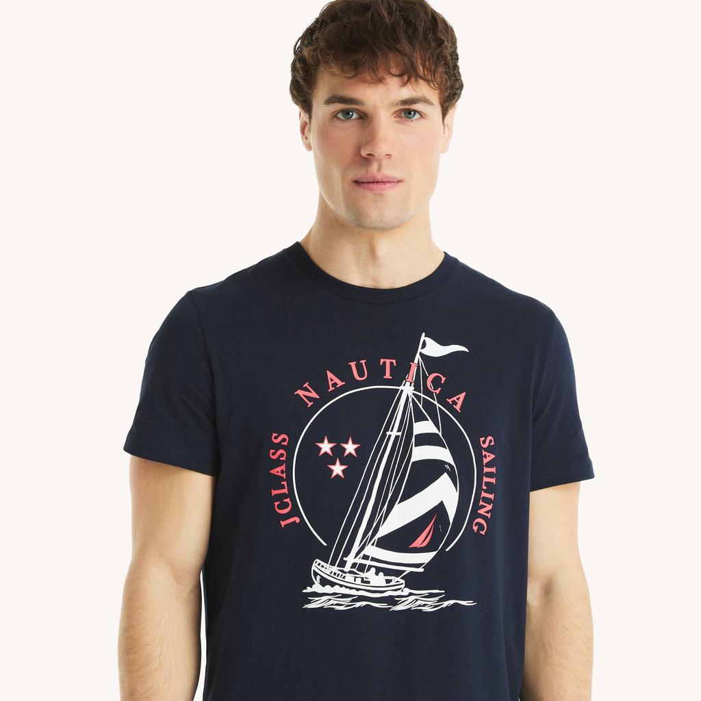 Nautica Mens Sailing Graphic T-Shirt