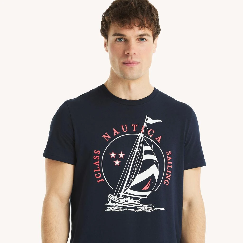 Nautica Mens Sailing Graphic T-Shirt 2
