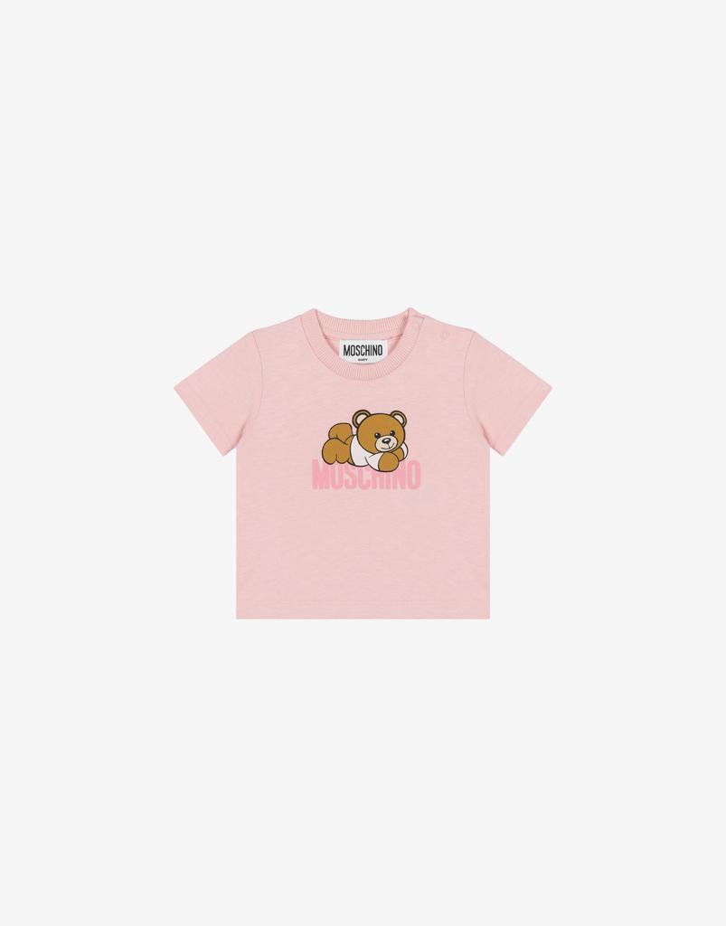 Moschino Organic Cotton T-shirt Lovely Teddy Bear