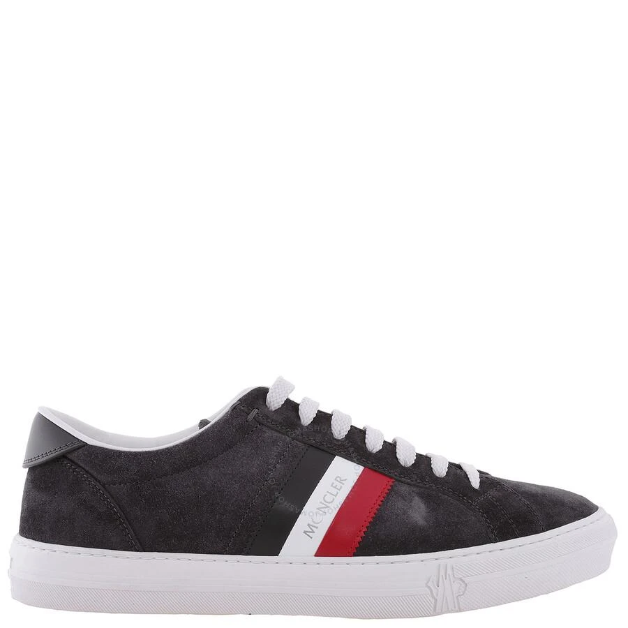 Moncler Men's Charcoal New Monaco Low-Top Sneakers 1