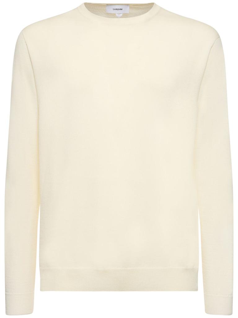 LARDINI Wool Blend Crewneck Sweater