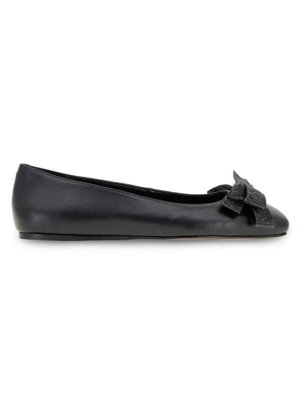 BCBG Haniba Crystal Bow Ballet Flats 1