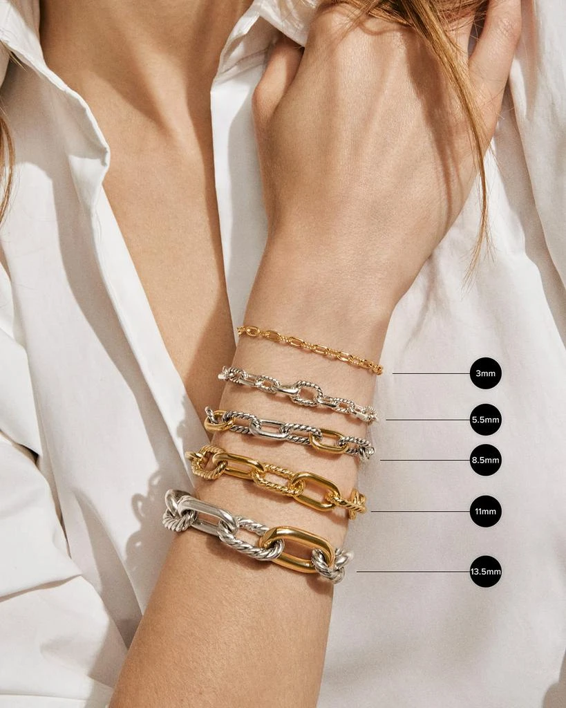 David Yurman Madison Bracelet with Toggle in 18K Gold, 8.5mm 4