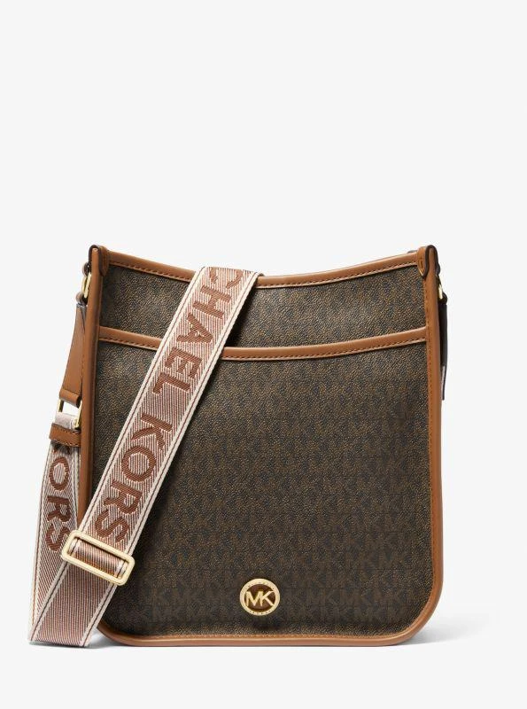 Michael Kors Luisa Large Signature Logo Messenger Bag 1
