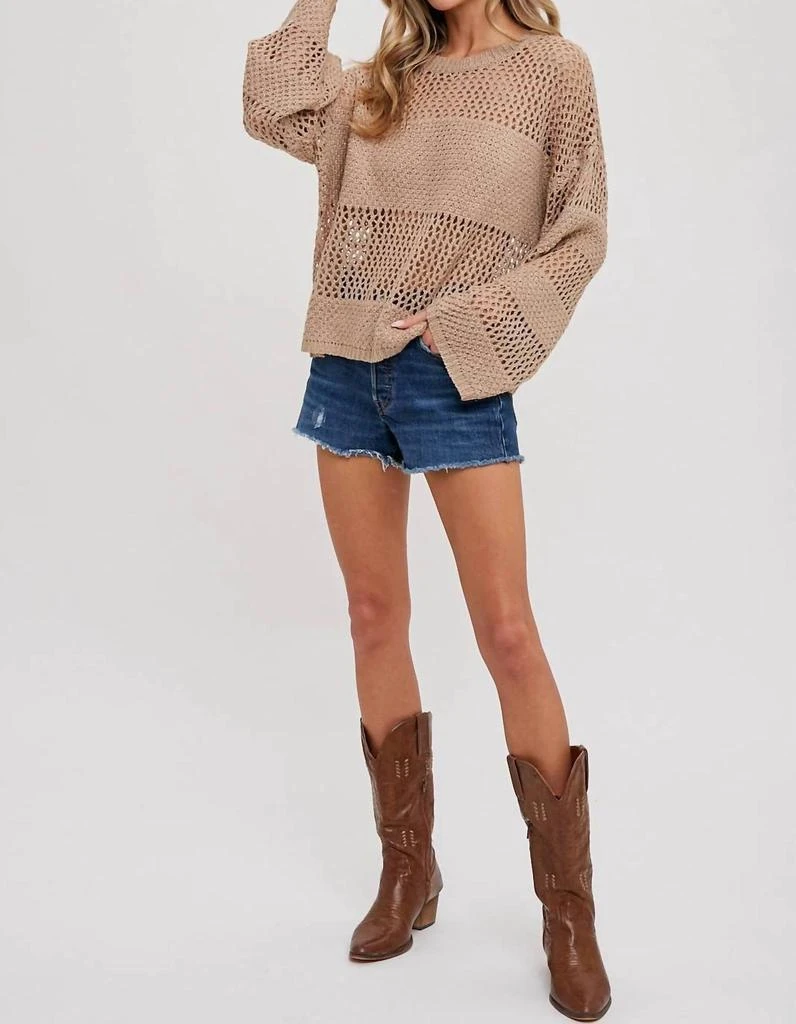 BluIvy Bluivy - OPEN-KNIT SWEATER PULLOVER 4