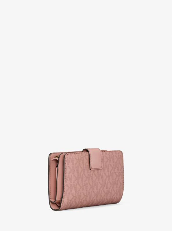 Michael Kors Jet Set Medium Signature Logo Bi-Fold Wallet 4