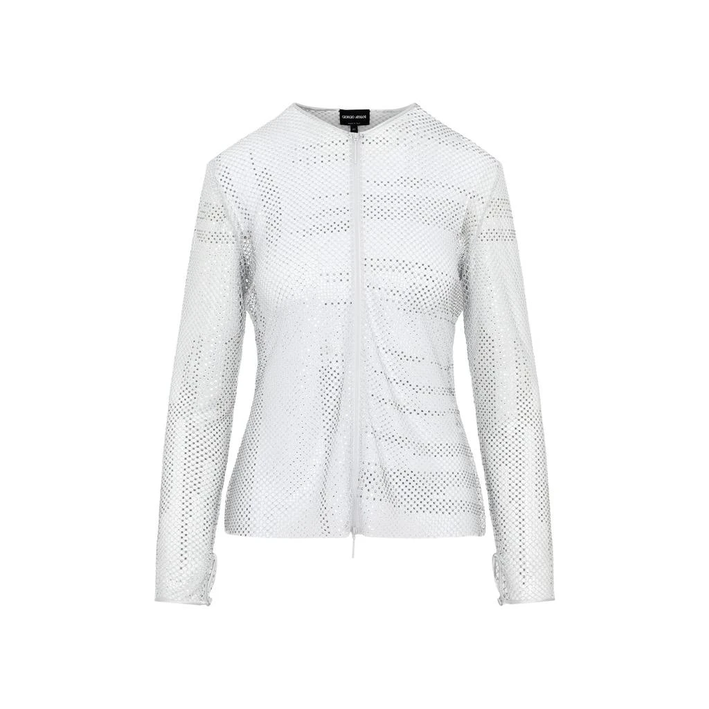 Giorgio Armani Giorgio Armani Mesh Panelled Stretch T-Shirt 1