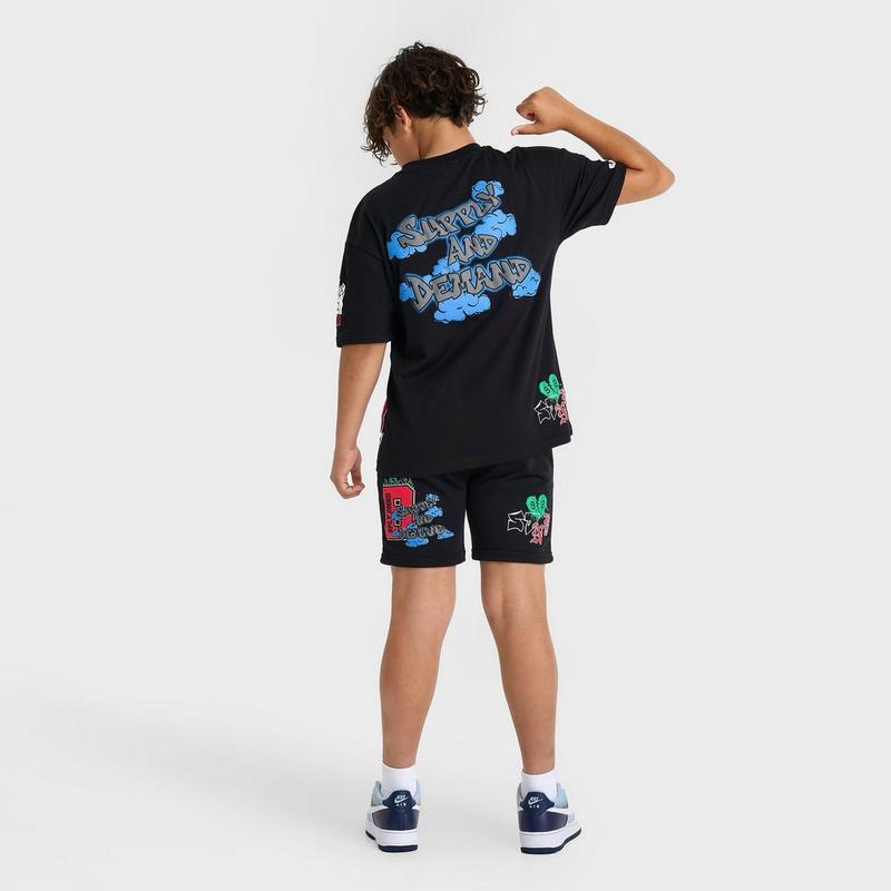 SUPPLY & DEMAND Kids' Supply & Demand Patch Cloud T-Shirt