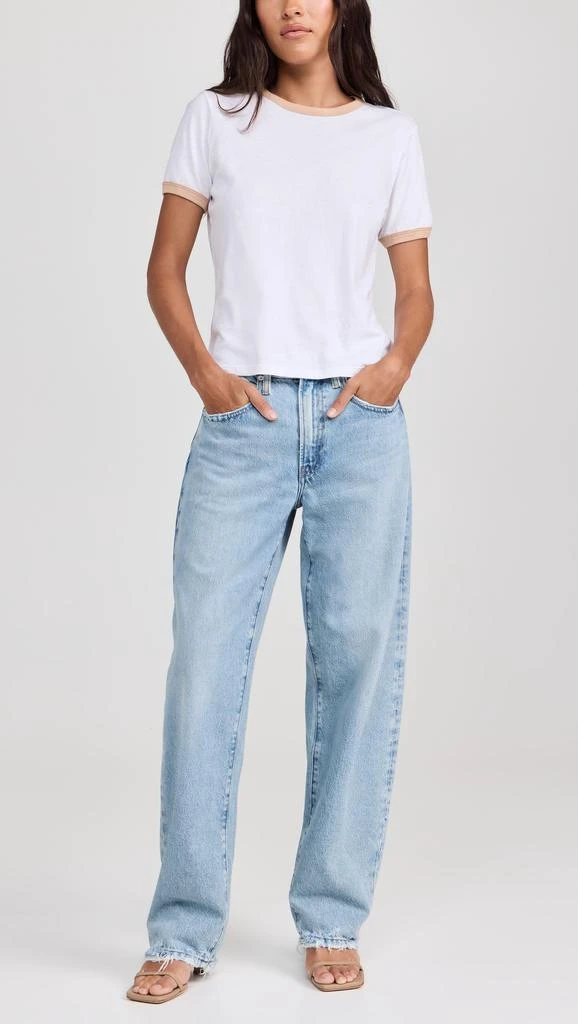 FRAME Low Slung Barrel Jeans 4