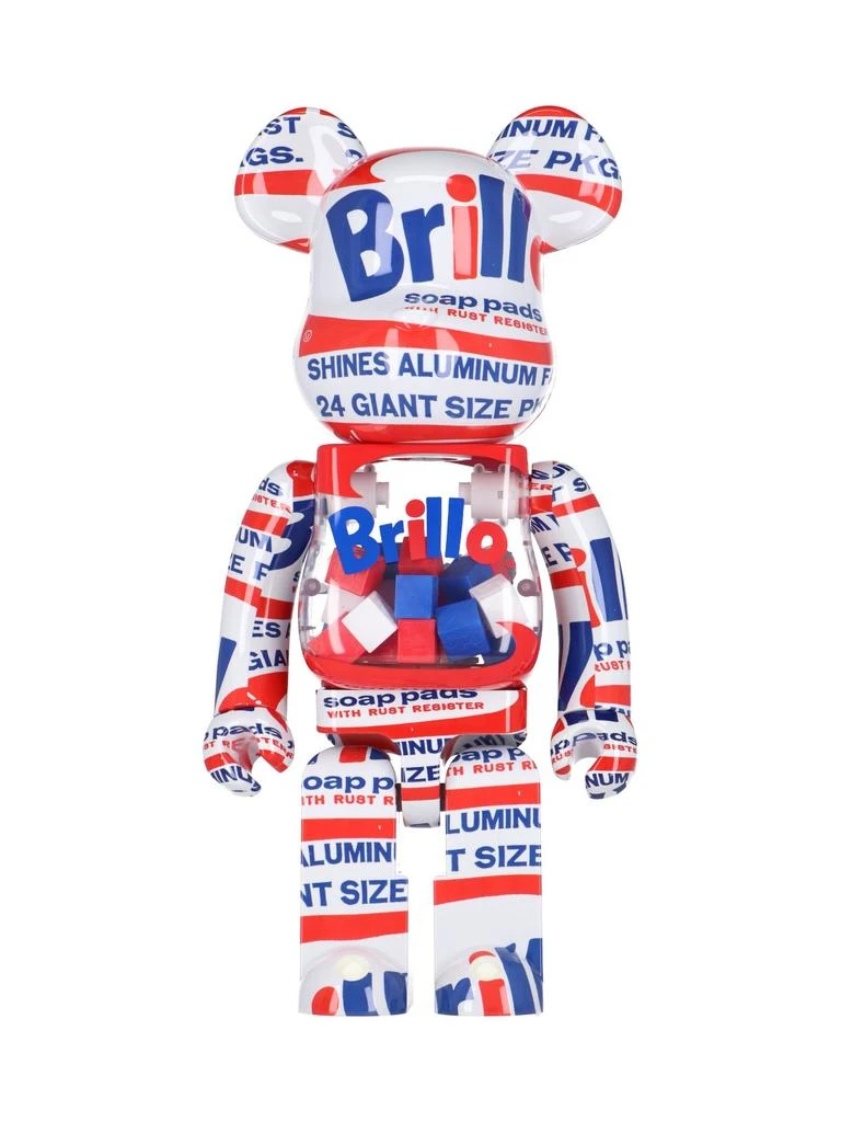 Medicom Medicom Toy X Andy Warhol Brillo 2022 Printed 1000% Be@rbrick Figure 1