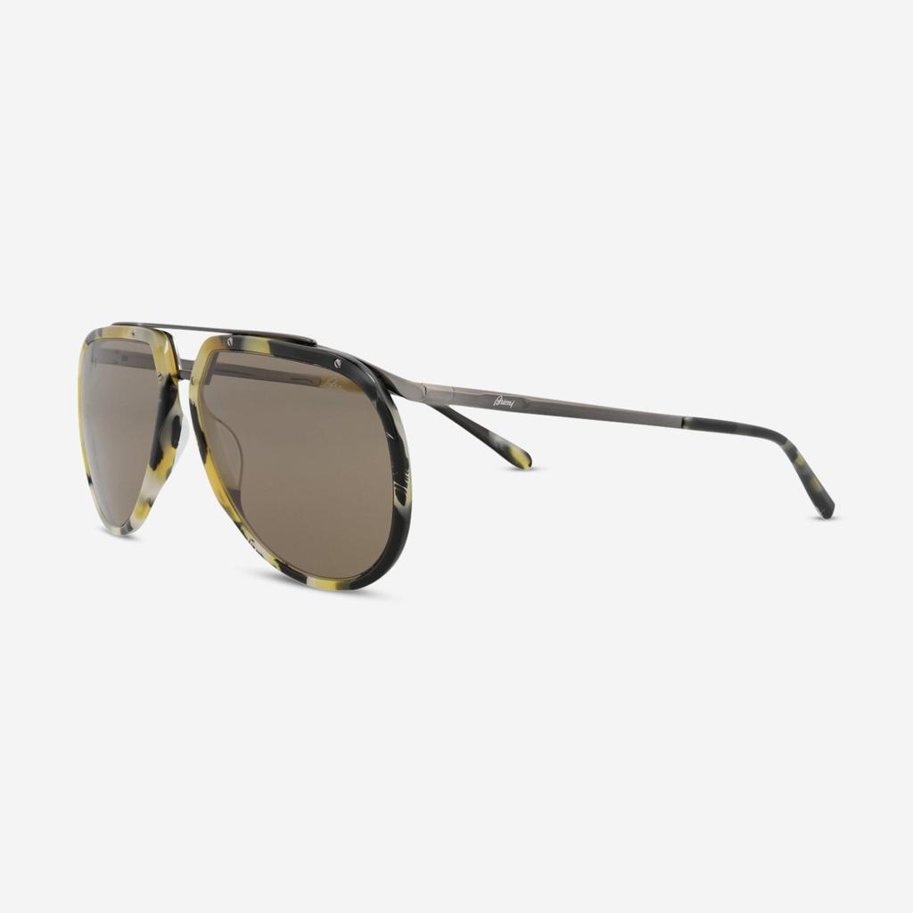Brioni Brioni Aviator Metal 60mm Men’s Sunglasses BR0084S
