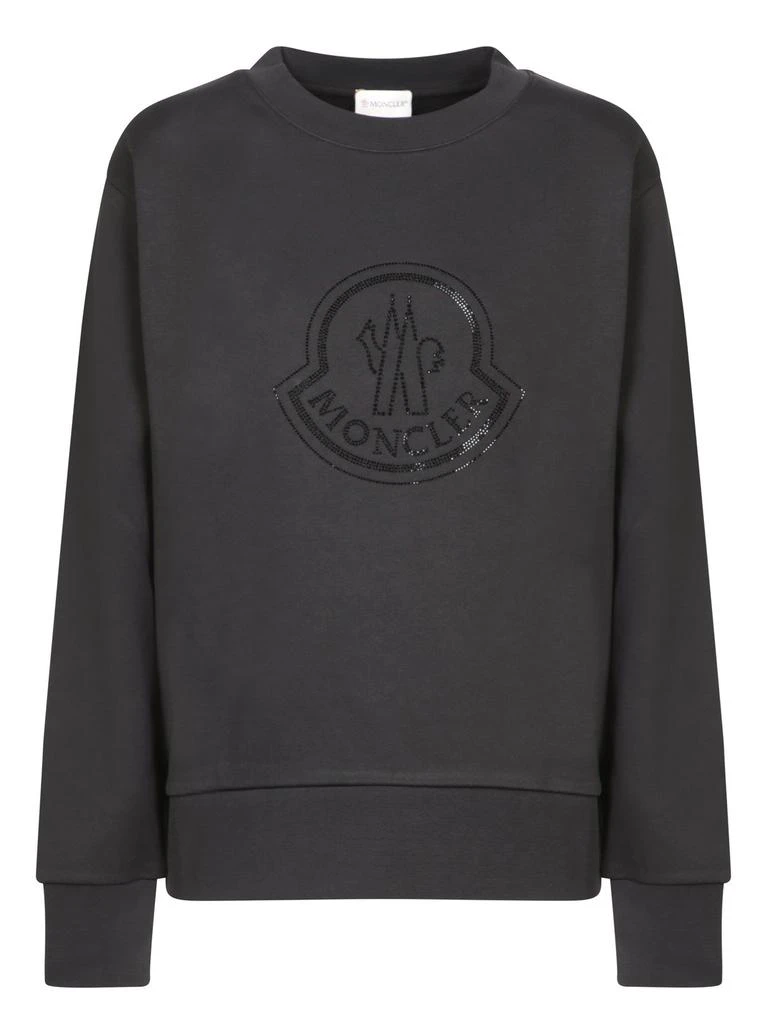 Moncler Moncler Logo Embellished Crewneck Sweatshirt 1