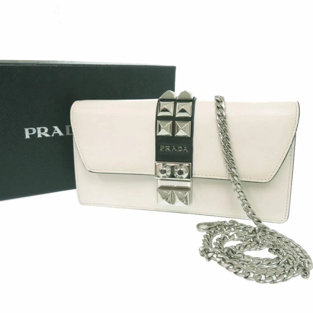 Prada Leather Chain/Shoulder Wallet (Pre-Owned)