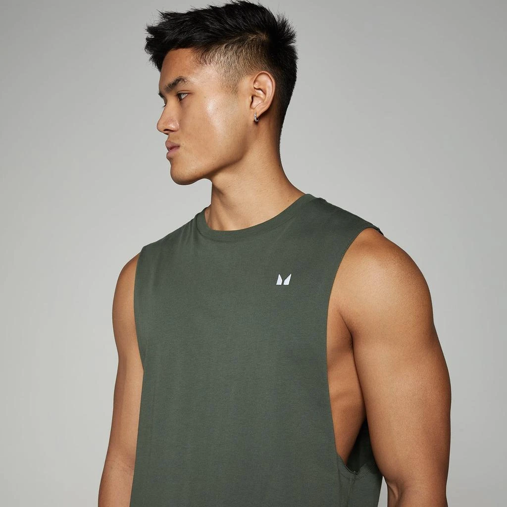 Myprotein MP Men's Rest Day Drop Armhole Tank Top - Thyme 4