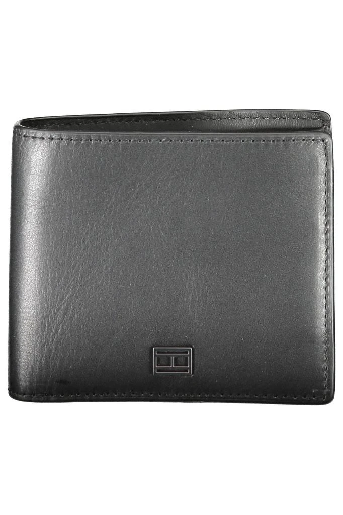 Tommy Hilfiger Elegant Black Leather Men's Wallet 1
