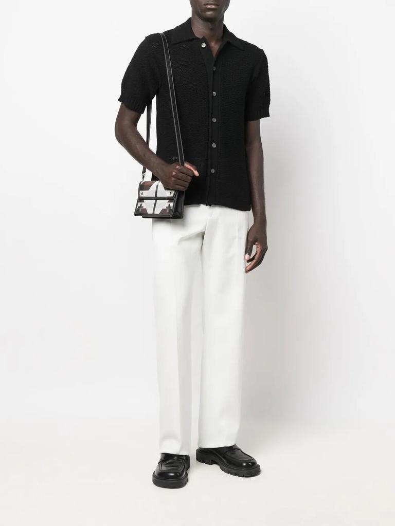 Salvatore Ferragamo Ferragamo High-Waisted Straight-Leg Trousers 141521753572
