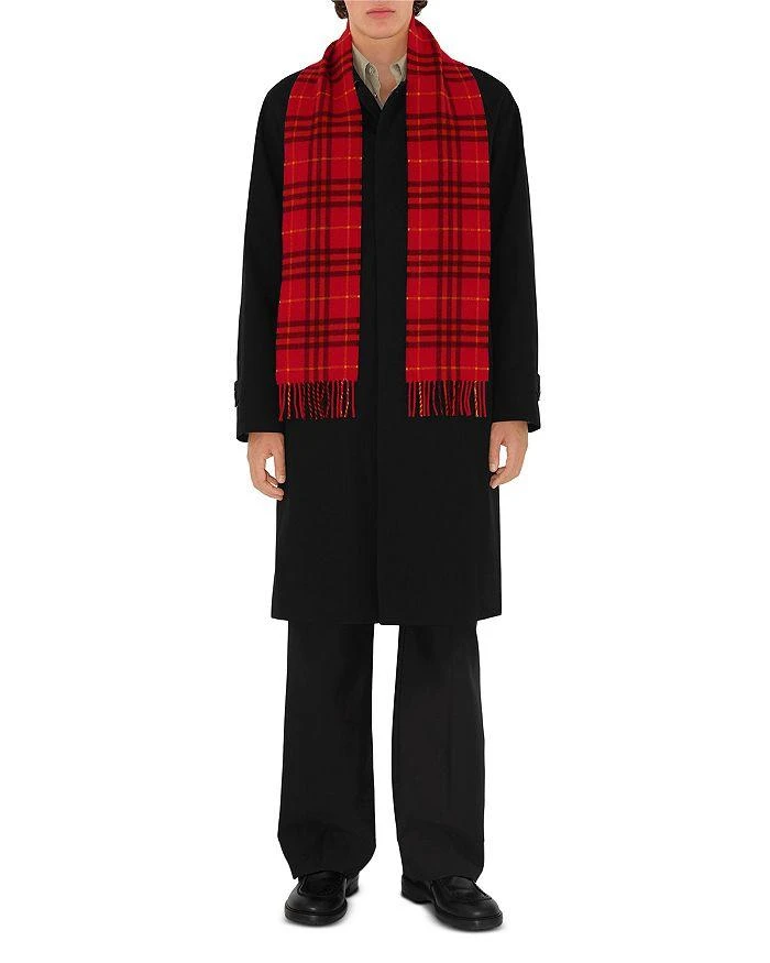 Burberry Narrow Check Cashmere Scarf 2