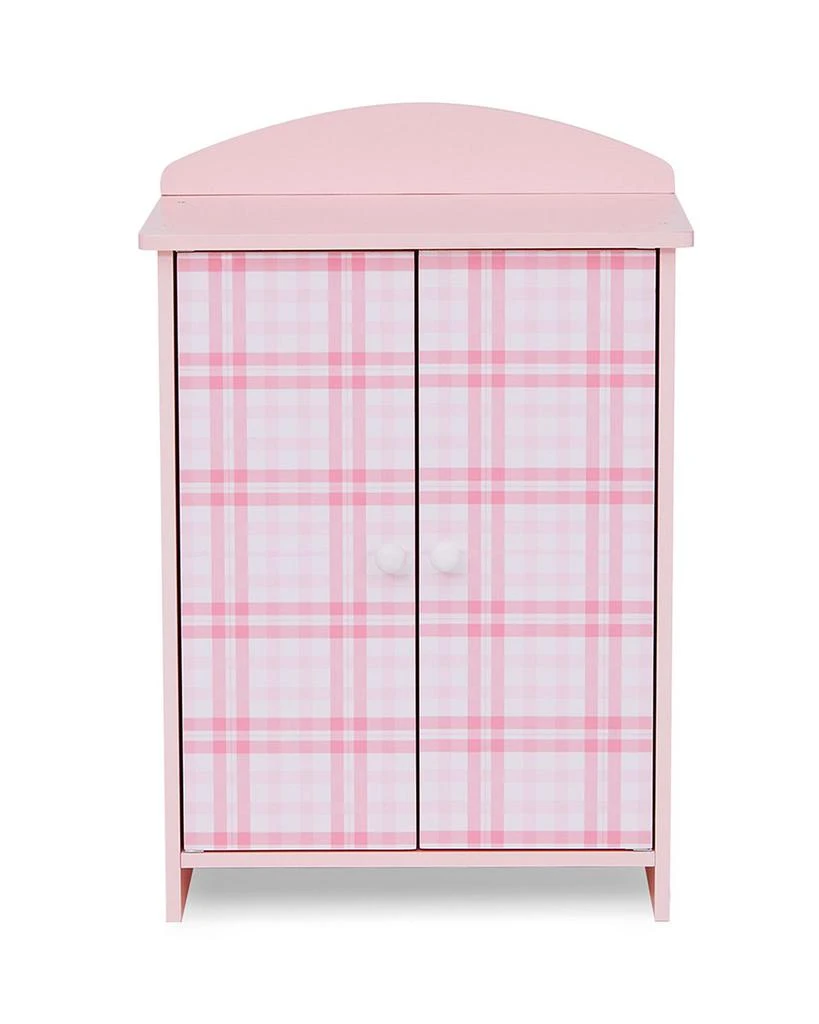 Teamson Sophia
s by Kids Aurora Princess 18" Doll Pink Plaid Closet with Bathrobe 
Slipper Pink/White - Ages 3-7 2