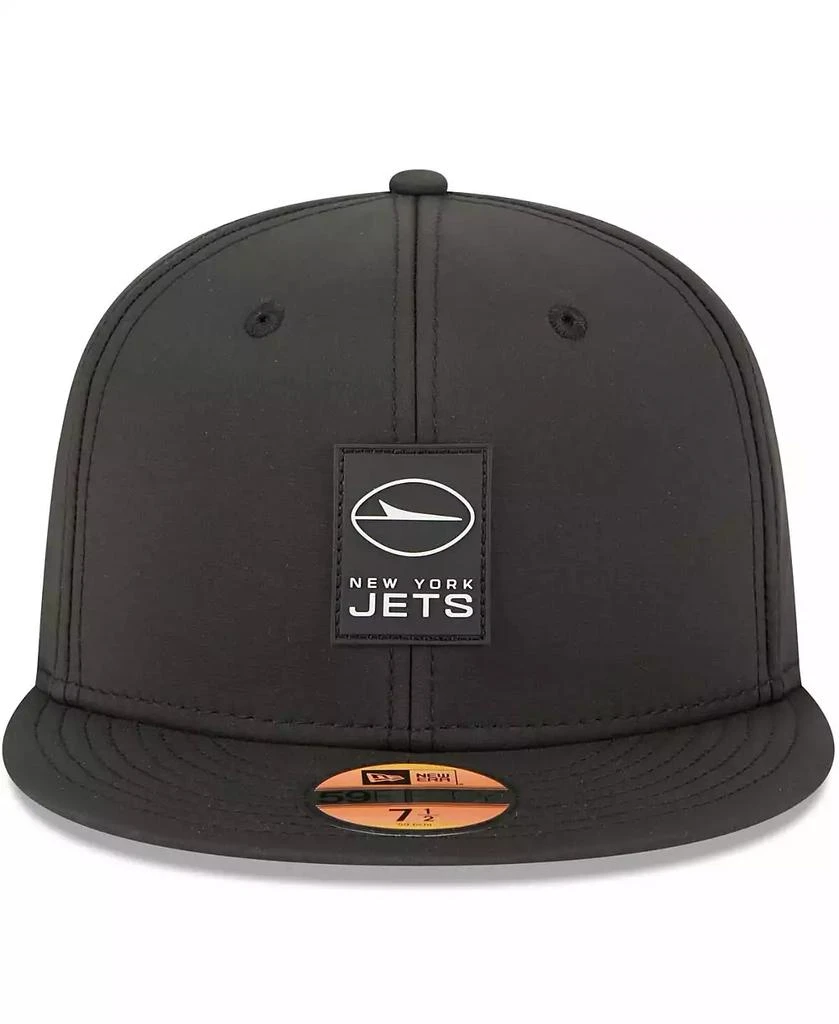 New Era Men's Black New York Jets 2025 Sideline 59FIFTY Fitted Hat 5