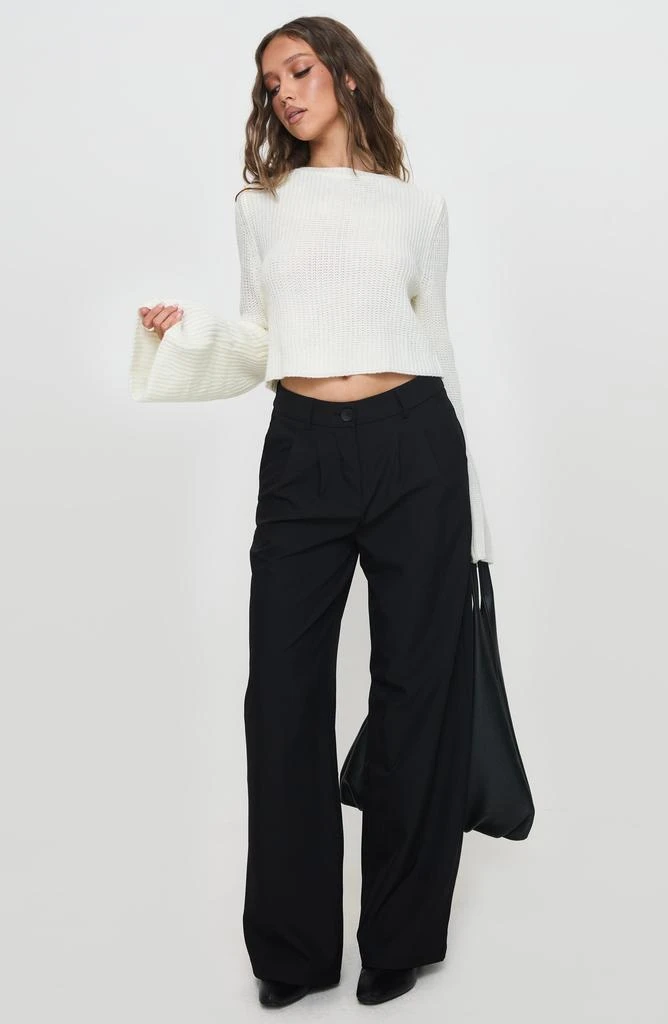 Princess Polly Coastline Bell Sleeve Crop Sweater 4