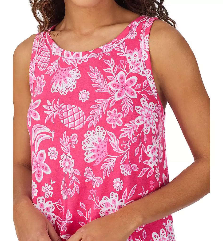 Cuddl Duds Women's Printed Sleeveless Midi Nightgown