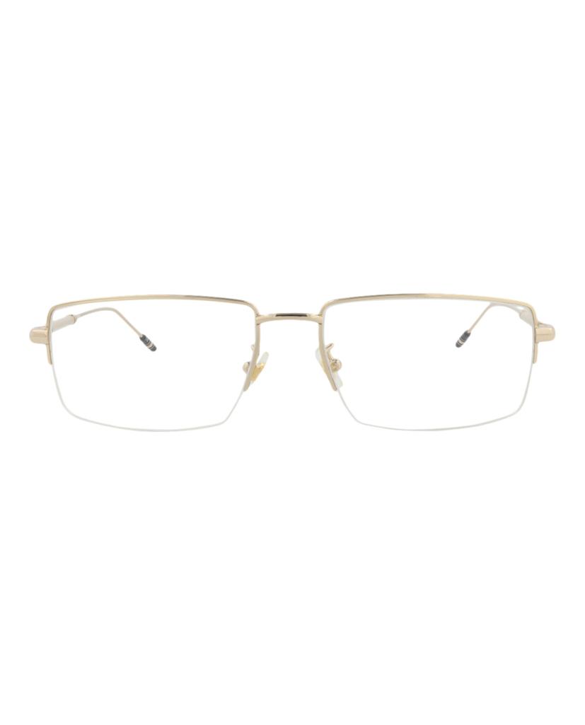MontBlanc Square-Frame Metal Optical Frames