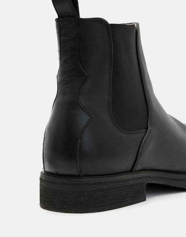 ALL SAINTS AllSaints creed leather boots in black 3