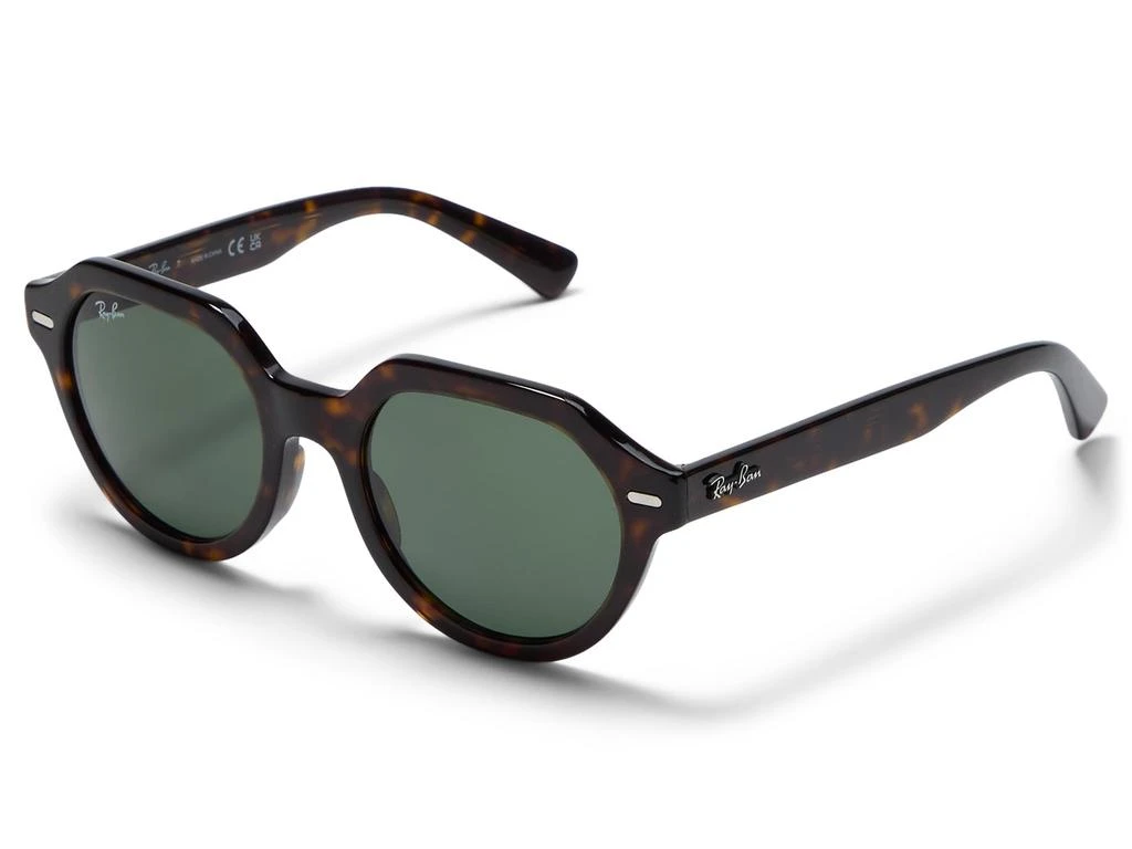 Ray-Ban Gina 53mm Grey Frame Sunglasses with Gradient Smoke Lenses Amazon.com: Ray-Ban RB4399 Gina Square Sunglasses, Dark  main image 4