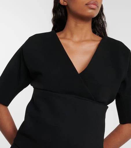 Salvatore Ferragamo Wool-blend gabardine top 4