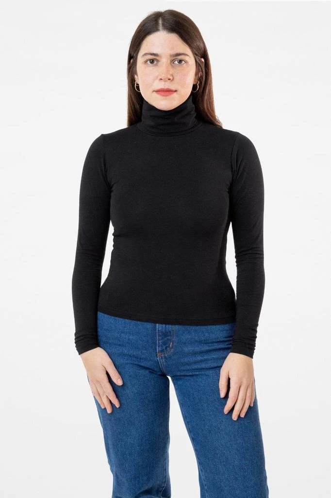 Los Angeles Apparel 8306 - Cotton Spandex Turtleneck 3