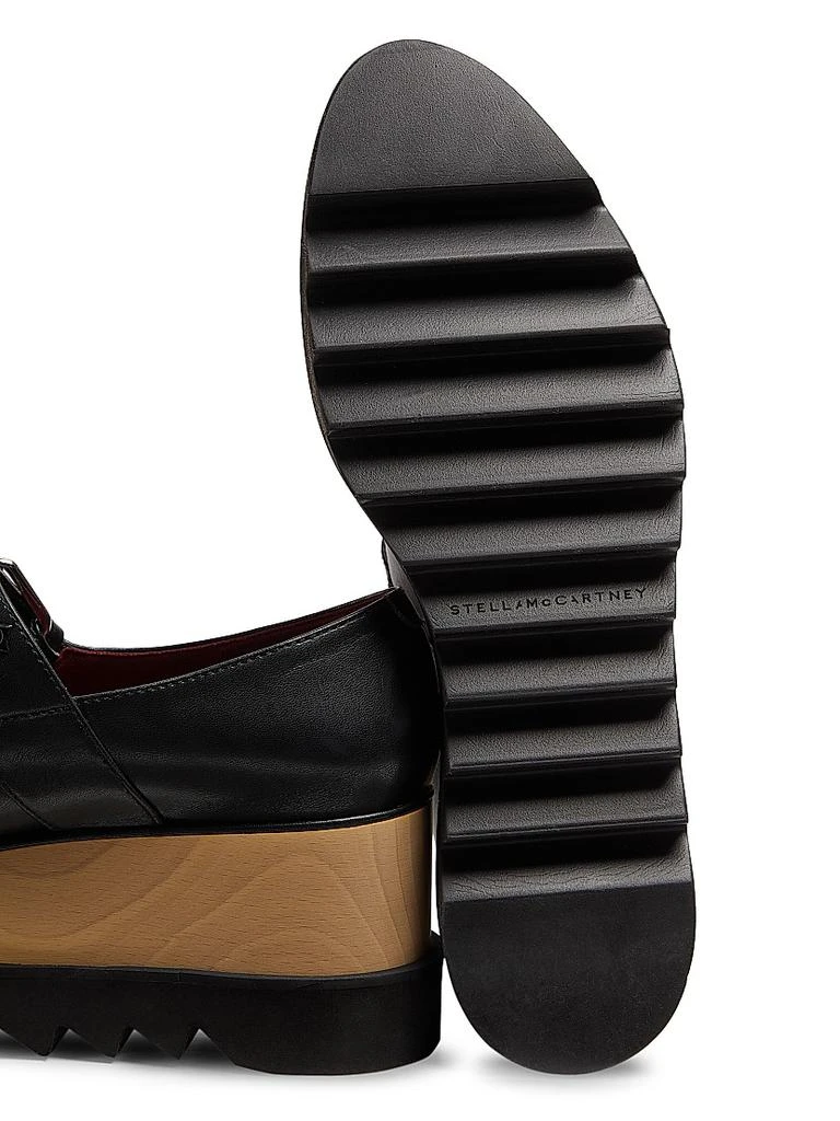 Stella McCartney Elyse 70MM Mary Jane Platform Wedges 6