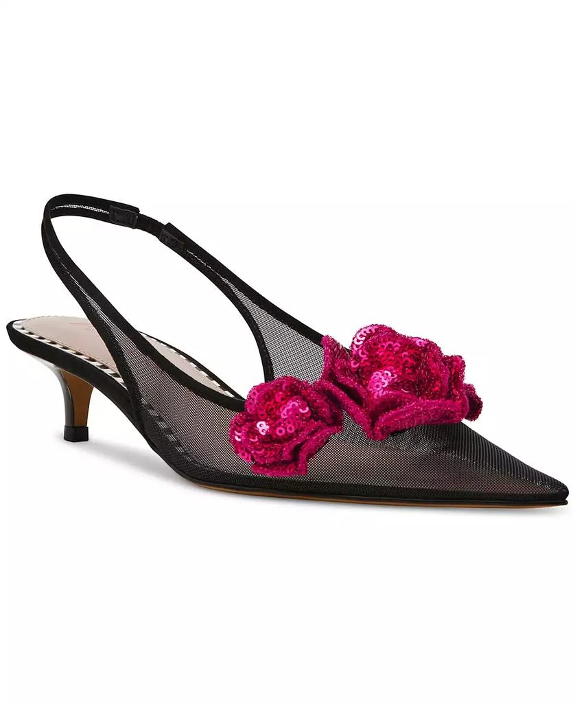 Betsey Johnson Women's Aurroa Embellished Slingback Pumps 1