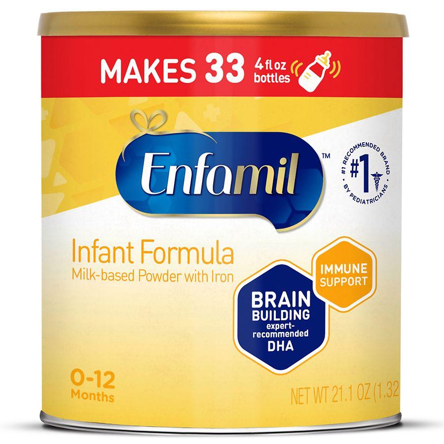 Enfamil Infant Formula - Milk-Based with Iron & DHA Powder Can Makes 151 Ounces