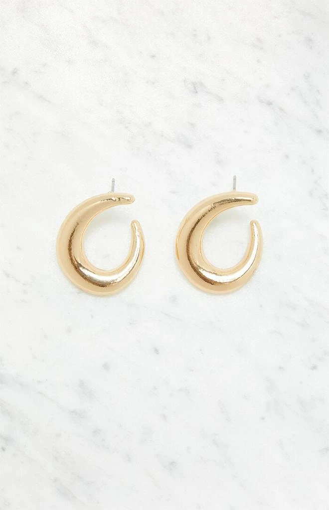 LA Hearts Spiral Hoop Earrings 1