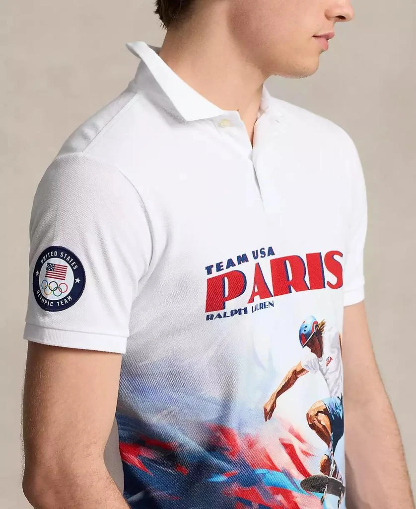 Ralph Lauren Men's Team USA Mesh Graphic Polo Shirt 4