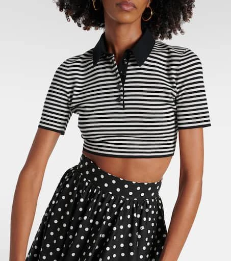 Dolce 
Gabbana Cropped wool polo shirt 6