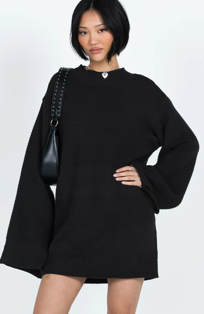 Princess Polly Cheyenne Ottoman Stitch Long Sleeve Sweater Minidress 4